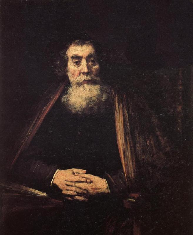 REMBRANDT Harmenszoon van Rijn Portrait of an Old Man Sweden oil painting art